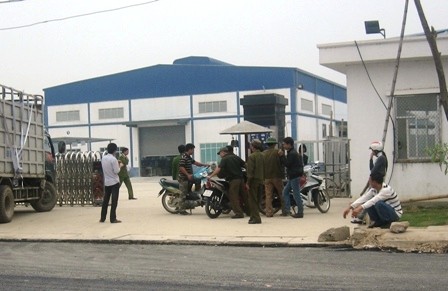 Công ty giày Hong Fu Việt Nam, nơi xảy ra vụ việc ngày 26.11